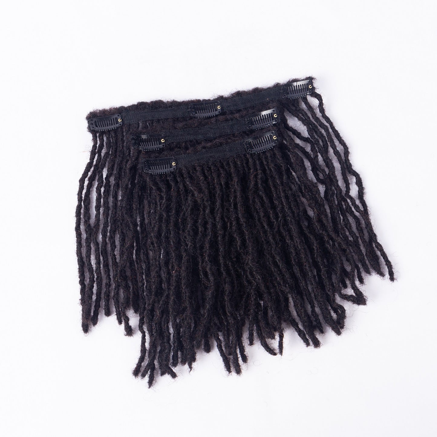 Dreadlock Clip-In extensions NO curly ends