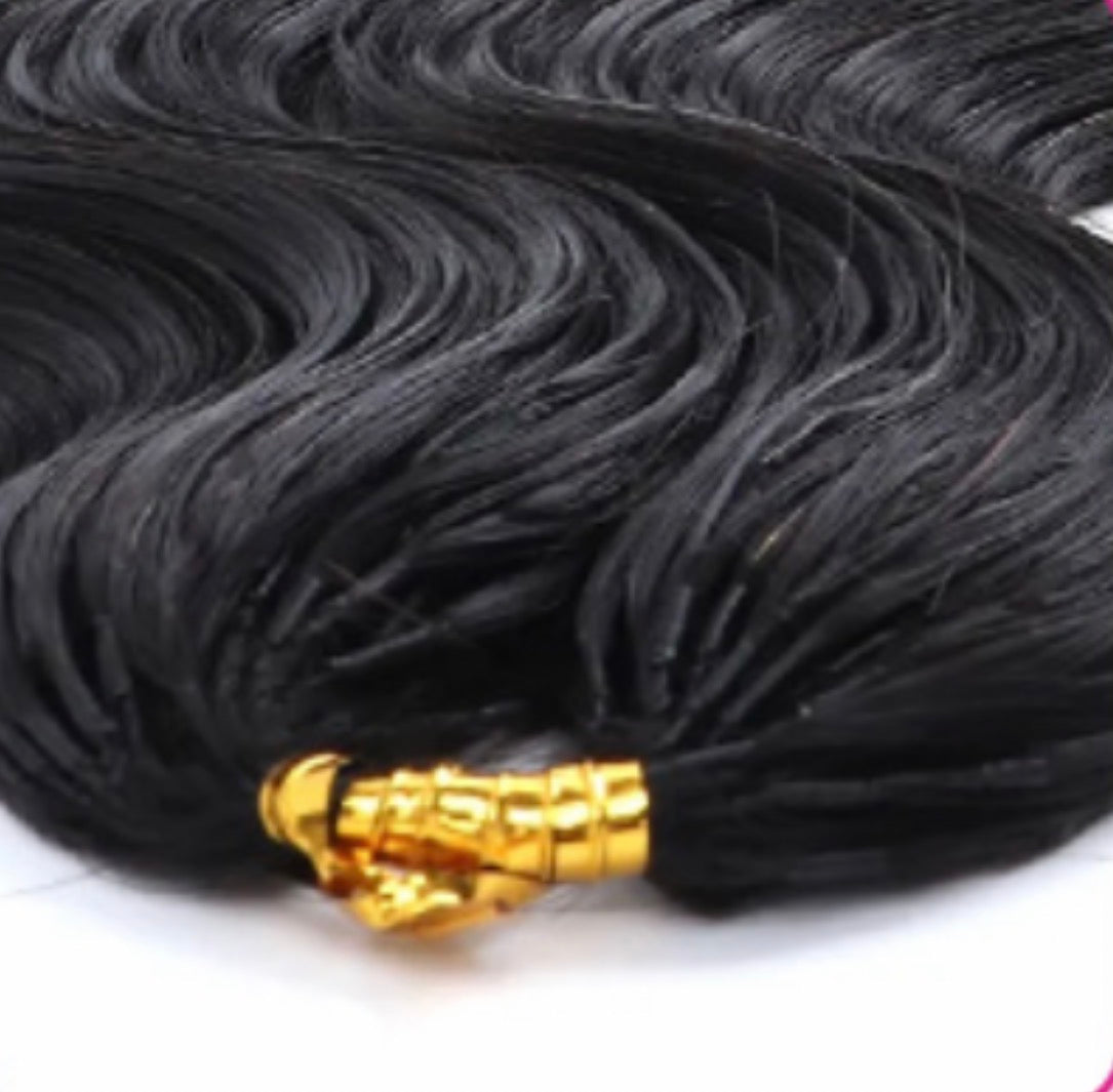 Loc-ins Miracle knots 100% human hair