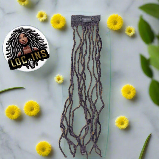 Dreadlock clip in extensions- 1 clip single track